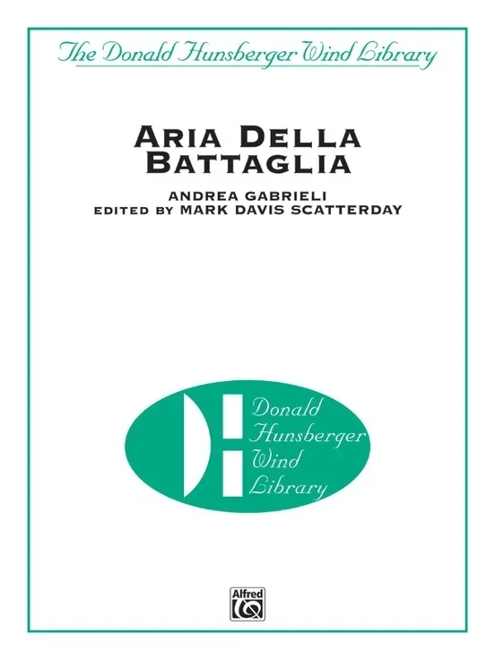 Aria Della Bataglia Concert Band Gr 5