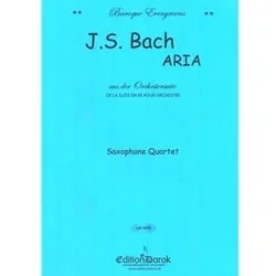 Aria from Orchestral Suite in D – Saxophone Quartet (AATB)