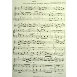 Aria from Organ Pastorale in F Major, BWV 590 – Soprano Saxophone and Piano