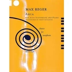Aria Op. 103a, No. 3 – Alto Saxophone and Piano