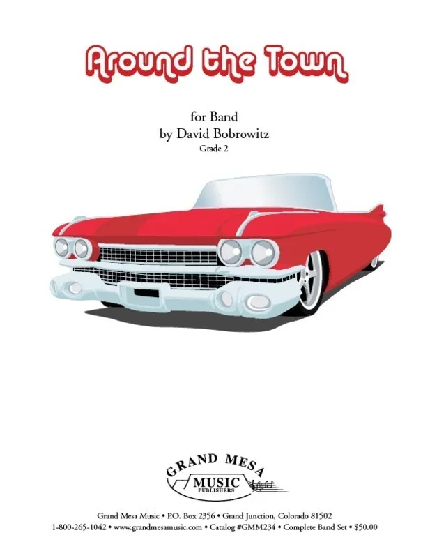 Around The Town Concert Band 2 Score Only (Music Score) Book