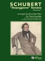 Arpeggione Sonata, Movement 1 – Flute Ensemble