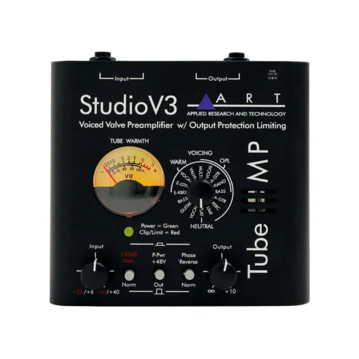 ART Tube MP Studio V3 Voiced Valve Preamp w/Output Protection Limiting