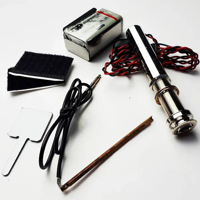 Artec EPPPZ Endpin Preamp System with Piezo Pickup for 6 & 12-String Acoustic Guitars