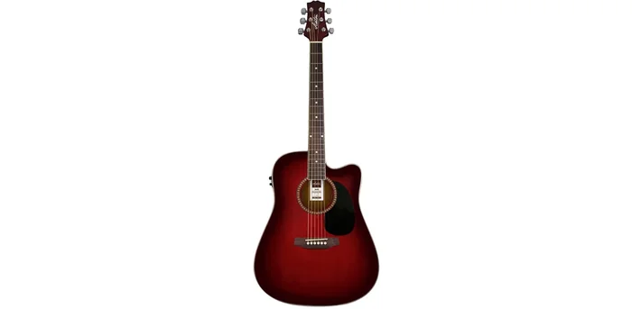 Ashton ACOUSTIC/ELEC Guitar Pack W/C-Ay Lh Wine Redbst D25