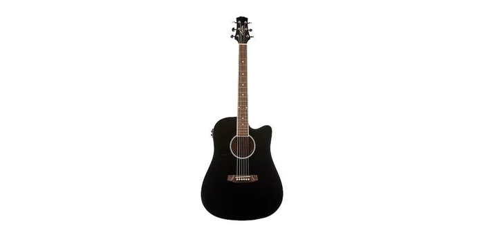Ashton D20CEQBK Dreadnought Cutaway And Eq