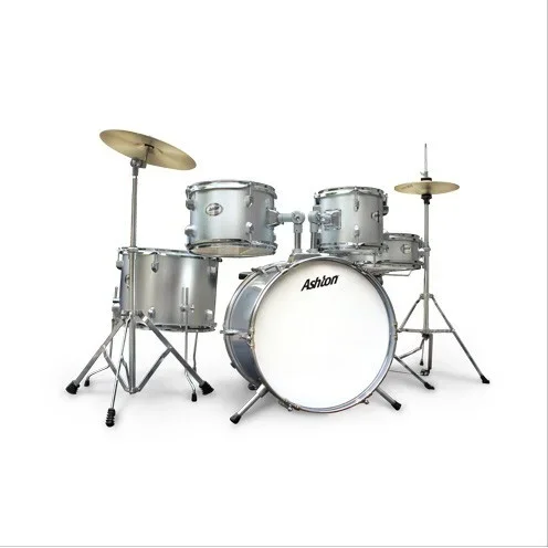 Ashton Junior Drum Kit 5 Piece 16 Inch Bd Silver Joeydrum