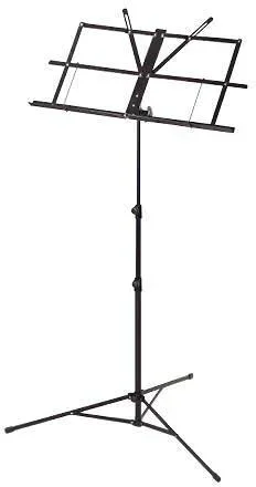 Ashton MS3127BK Music Stand W/Bag Black