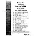 Associated Remember 6 About Love SATB composed by F Picket Standard