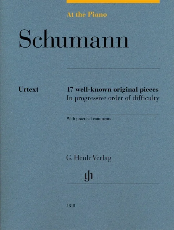 At The Piano Schumann 17 Well-Known Original Pieces (Softcover Book)