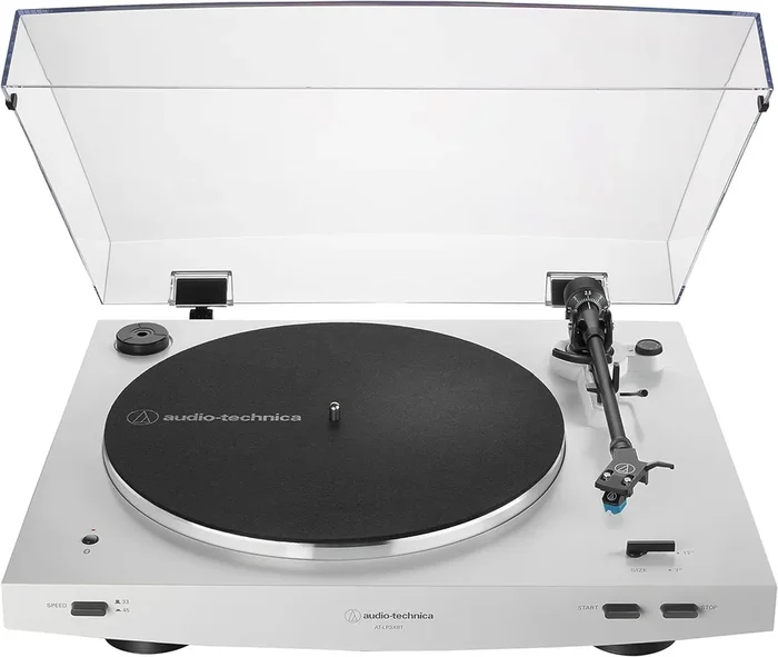 Audio Technica AT-LP3XBT-WH Bluetooth Turntable Belt Drive Fully Automatic 33/45 (White)