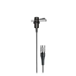 Audio-Technica AT829cW Cardioid Condenser Lavalier Microphone with locking 4-pin connector