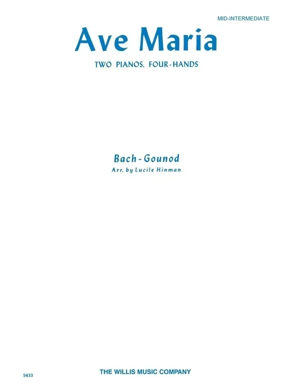 Ave Maria 2P4H (Sheet Music)