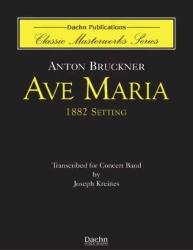 Ave Maria Concert Band 3.5 Score/Parts Book