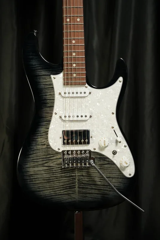 AZ22S1F Transparent Black Sunburst