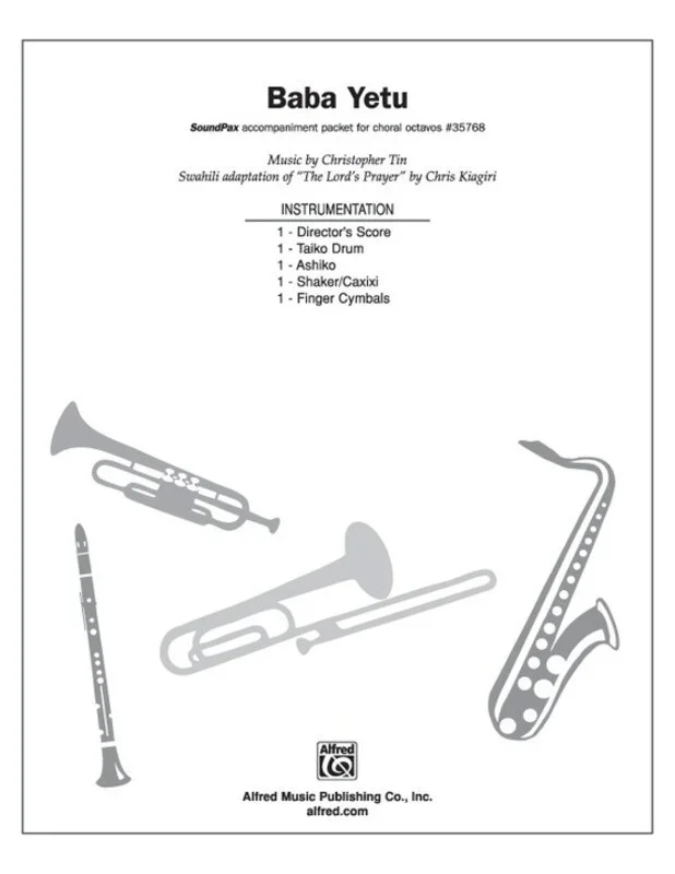 Baba Yetu (From Civilization Iv) Instrumental Parts (Set Of Parts) Book