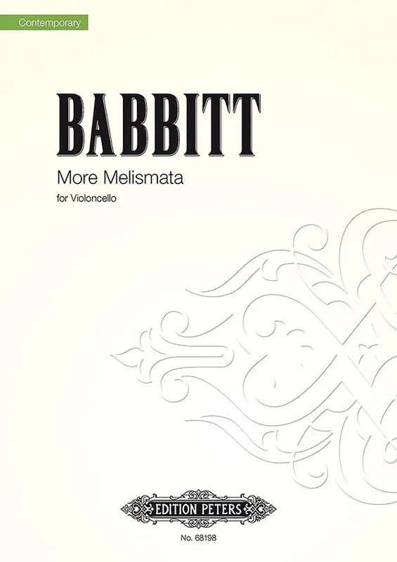 Babbitt: More Melismata