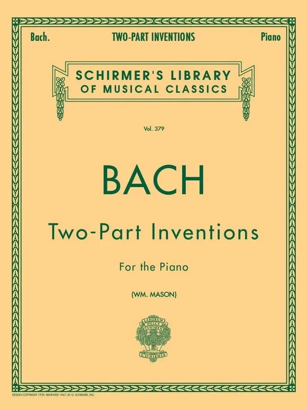 Bach – 15 2 Part Inventions For Piano (Softcover Book)
