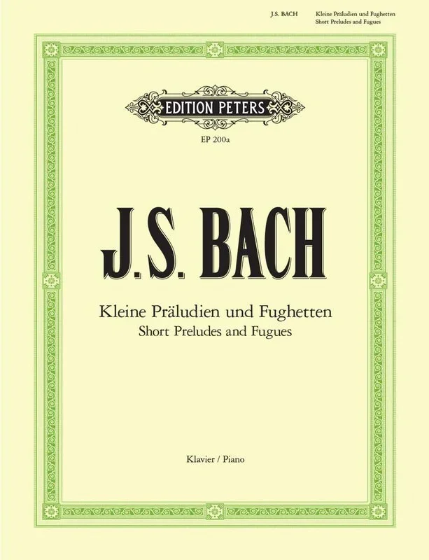 Bach – 24 Short Preludes And Fugues (Softcover Book)