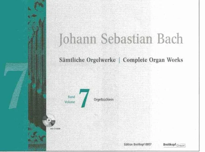 Bach – Complete Organ Works Vol 7 Book/CD-Rom (Softcover Book/CD-Rom) Book
