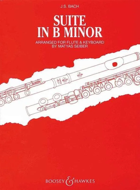 Bach – Suite In B Minor Flute/Piano (Softcover Book)