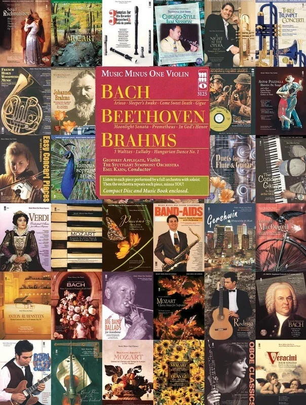 Bach Beethoven and Brahms Violin Book/CD (Softcover Book/CD)