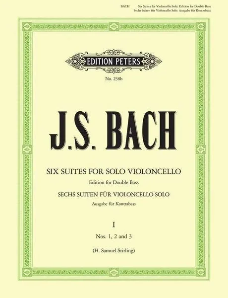 Bach: Cello Suites – Volume 1 (arr. for bass)