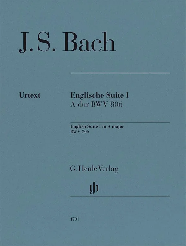 Bach: English Suite No. 1 in A Major, BWV 806