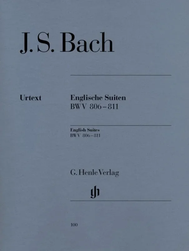 Bach: English Suites BWV 806-811 Piano Solo