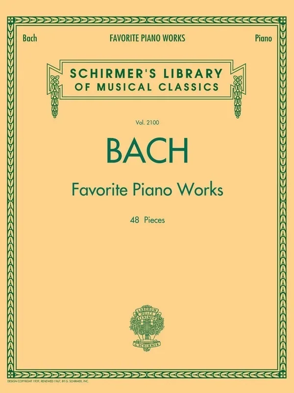 Bach Favorite Piano Works (Softcover Book)