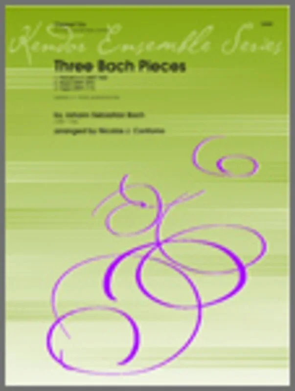 Bach Pieces 3 Arr Contorno Clarinet Trio (Softcover Book)