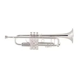 Bach Stradivarius 180 Series 180S37 Professional Bb Trumpet – Silver Plated Finish with Yellow Brass #37 Bell