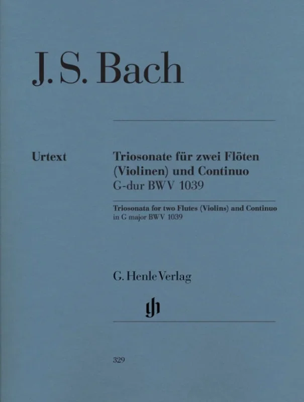Bach: Trio Sonata BWV 1039 for Two Violins & Continuo