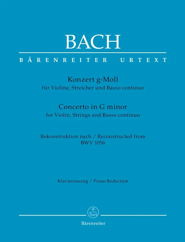 Bach: Violin Concerto in G Minor