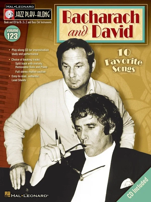 Bacharach and David Jazz Play Along Book/CD V123 (Softcover Book/CD)