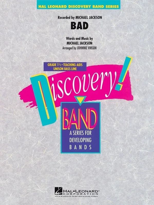 Bad Discovery Concert Band 1.5 Score/Parts