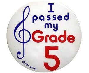 Badge 55mm I Passed My Grade 5
