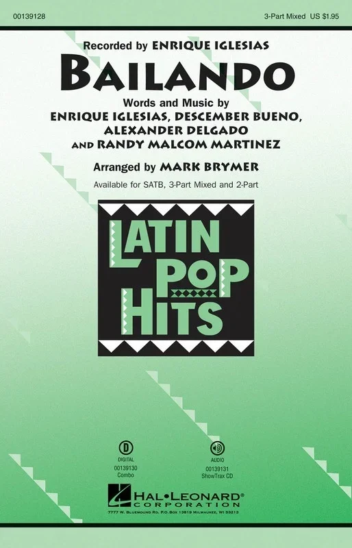 Bailando 3 Part Mixed (Octavo)