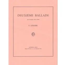 Ballade No. 2 – Alto Saxophone and Piano