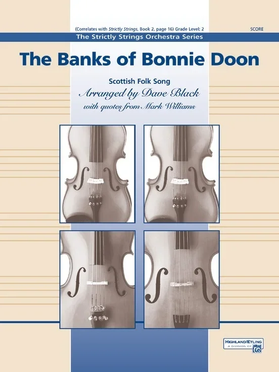 Banks Of Bonnie Doon String Orchestra Gr 2 Conductor Score