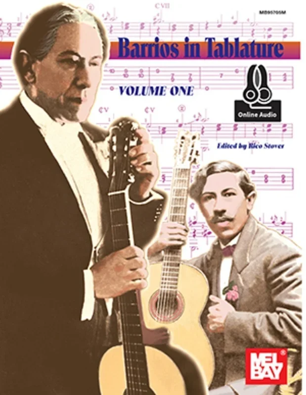 Barrios In Tablature Vol 1 Book + Audio