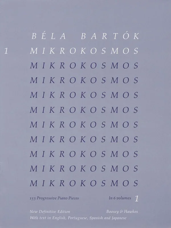 Bartok – Mikrokosmos Vol 1 Blue