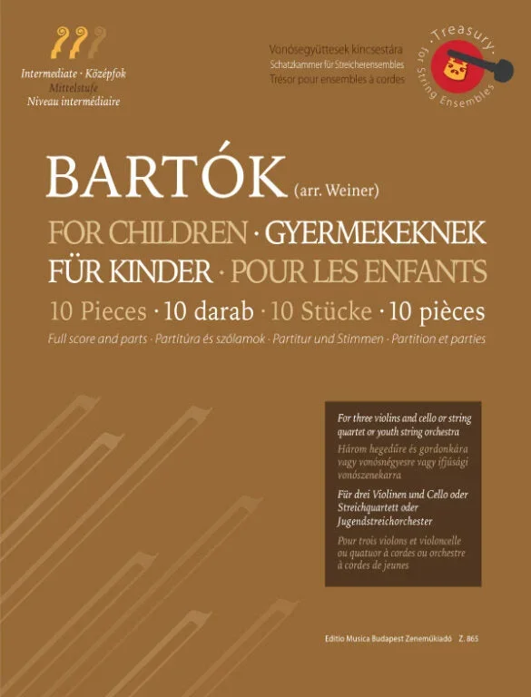 Bartók: Ten Pieces from the Series ‘For Children’ (arr. for string ensemble)