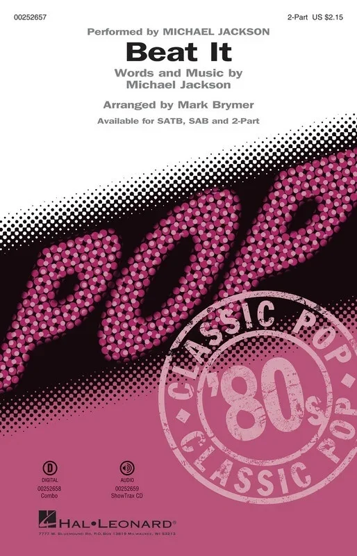 Beat It 2 Part (Octavo)