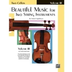 Beautiful Music for Two String Instruments, Vol. 3 – Cello