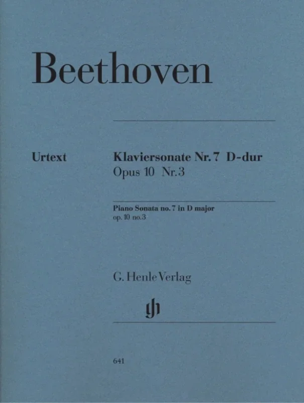 Beethoven – Sonata Op 10 No 3 D Major (Softcover Book)