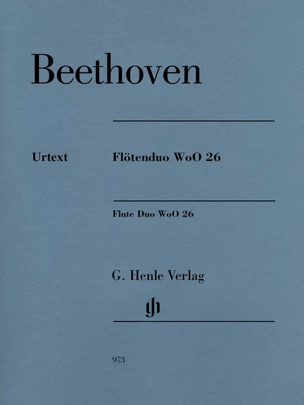 Beethoven: Flute Duo, WoO. 26