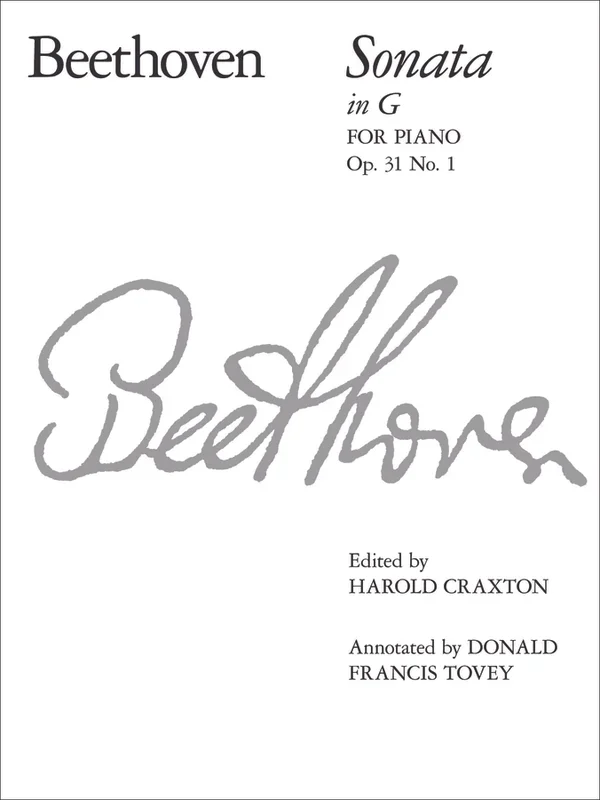 Beethoven: Piano Sonata in G Major, Op. 31, No. 1