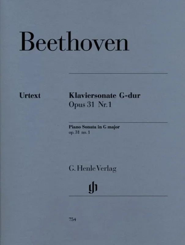 Beethoven: Piano Sonata in G Major Op 31 No 1
