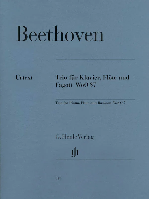 Beethoven: Trio for Piano, Flute, and Bassoon, WoO 37